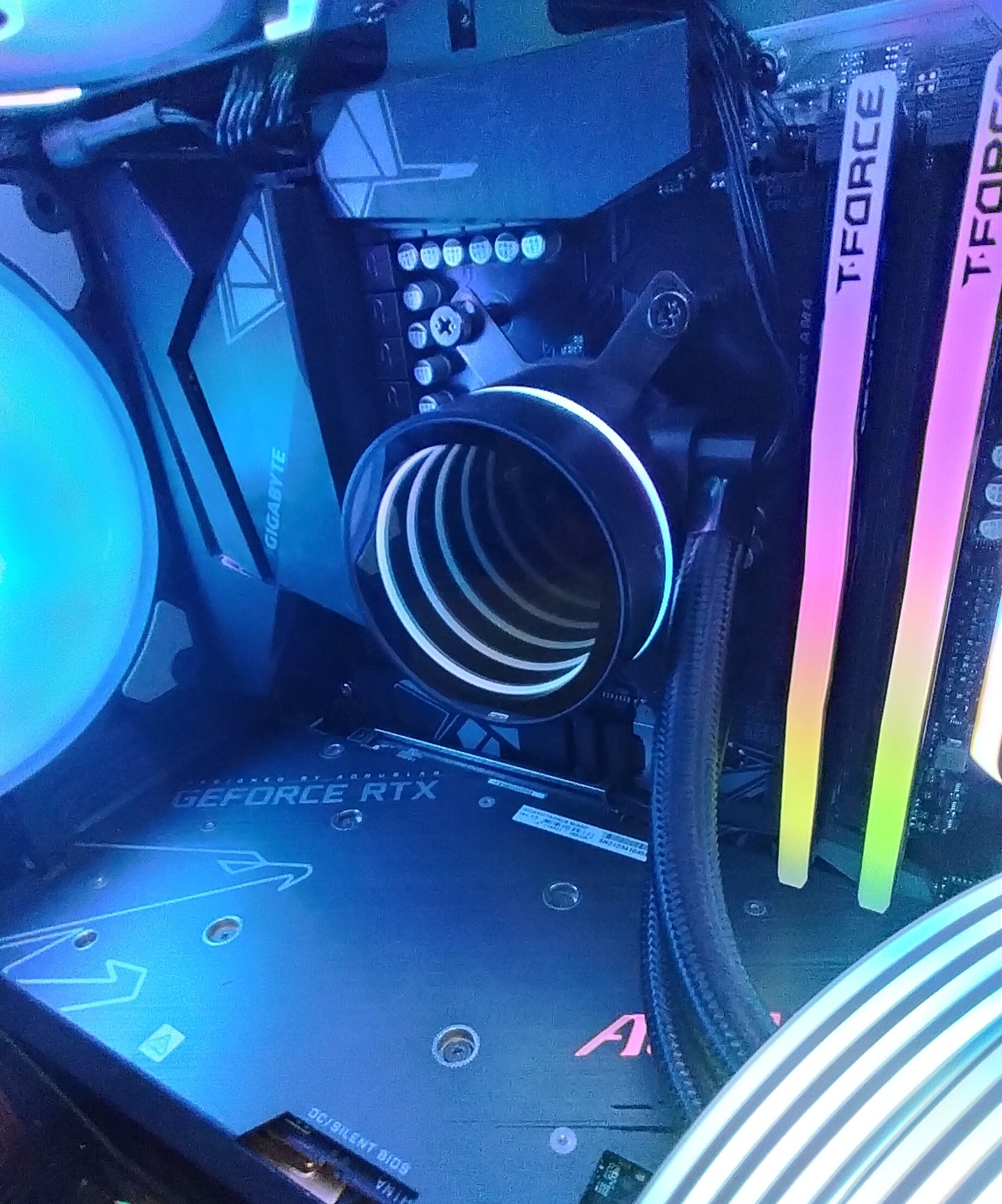 120mm CPU Liquid Cooling With 5V ARGB AURA Fan Strong Water Cooler.