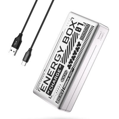 Fast Charge 22.5 Watt Energy Box Large Power Bank 20,000mAh