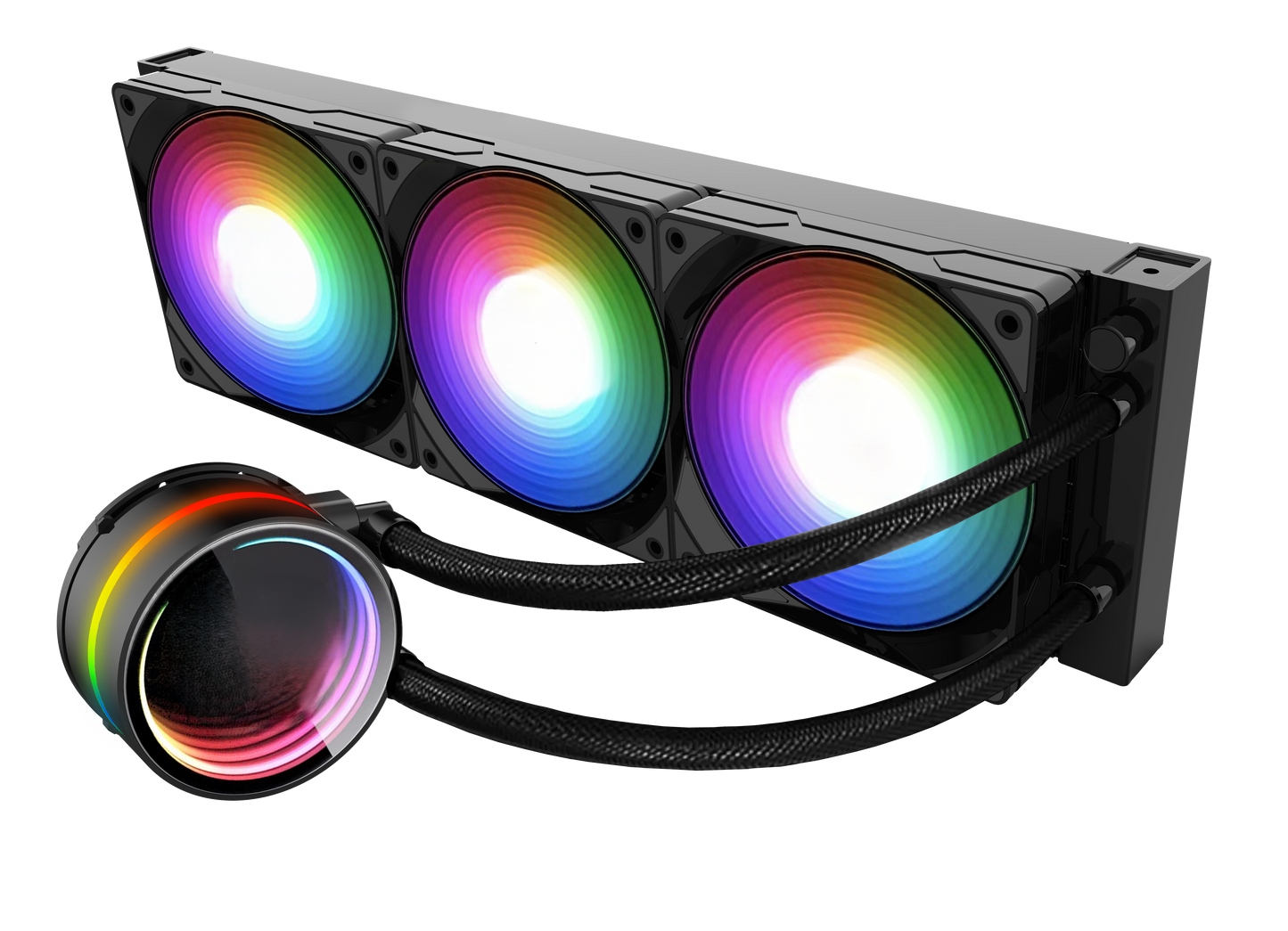 360mm CPU Liquid Cooling With 5V ARGB Fan Strong Water Cooler For Gaming Computer ATX Case