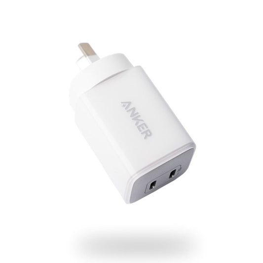 Anker 40W Nano Pro 521 Dual USB-C Port Charger White
