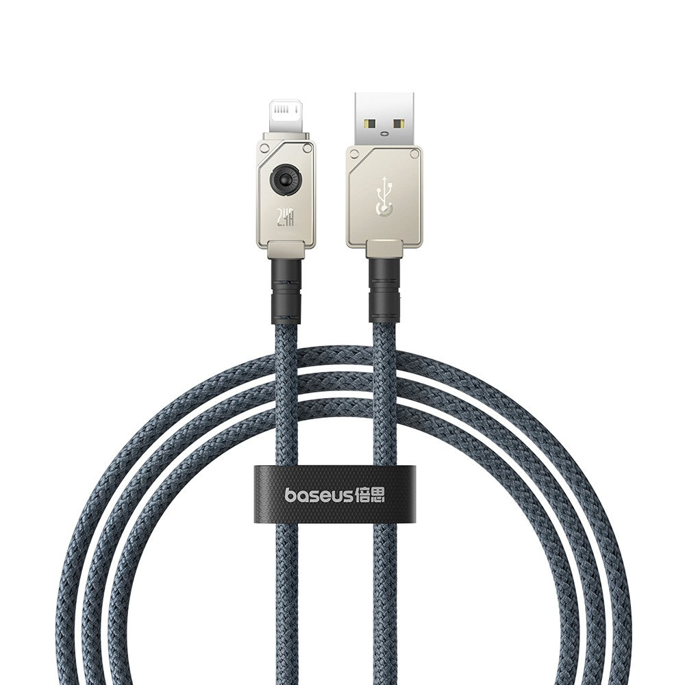 12 Watts Fast Charge Military Grade F12 Aramid Fibre Cable USB to Lightning (for iPad & iPhone)