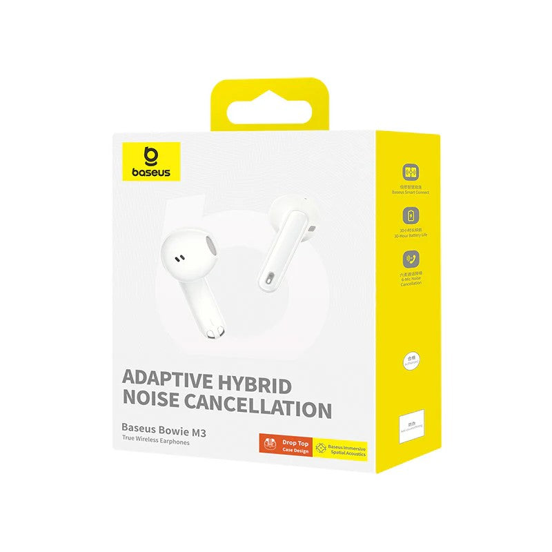 Baseus Bowie M3 True Wireless Earphones (ANC, 30 Hours Charge)