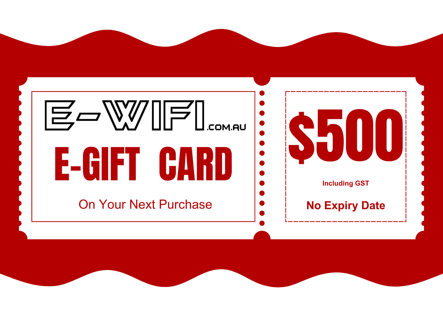 E-WiFi Electronic Gift Card
