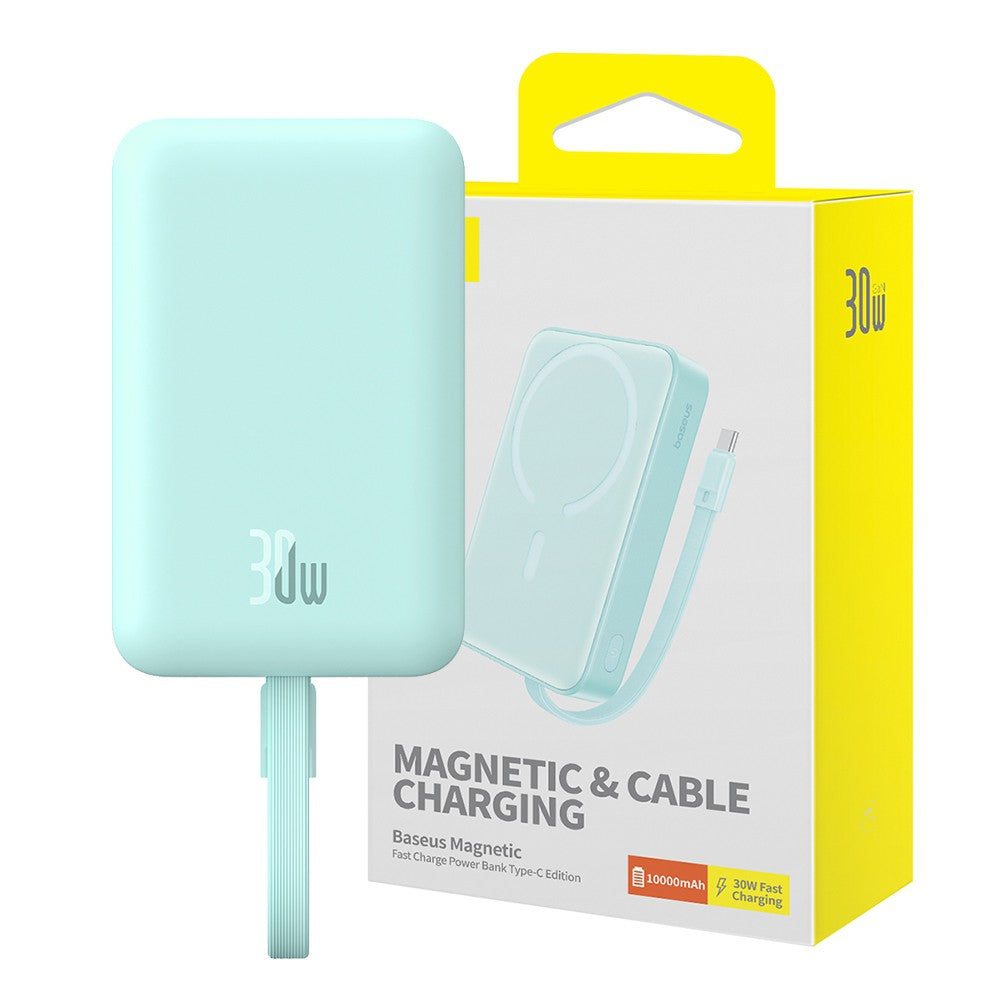 Baseus 30 Watt Magnetic Mini Wireless Fast Charge 10,000mAh Power Bank