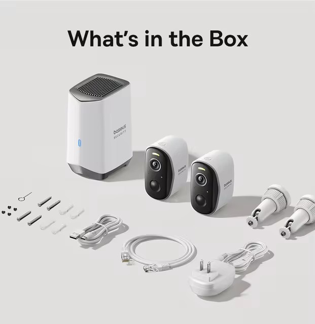 Baseus N1 Plus Outdoor Security 2K Camera