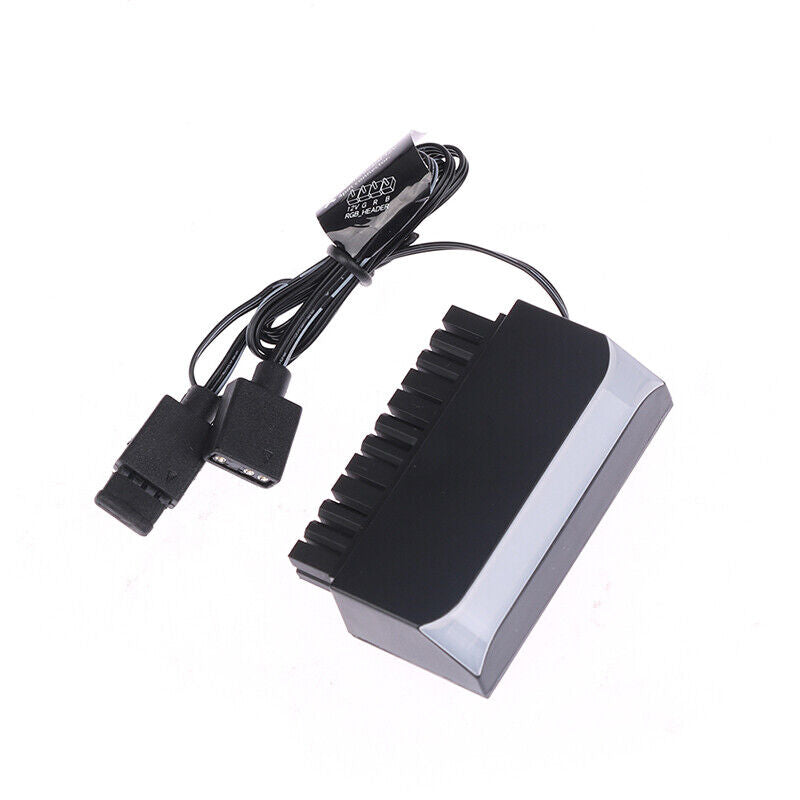 24 PIN RGB 90 Degree 5v 3 Pin ATX Adapter