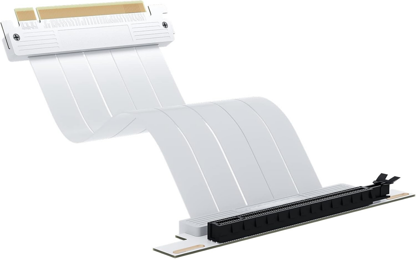 PCIe 4.0 Riser Cable, Black 16x High Speed.