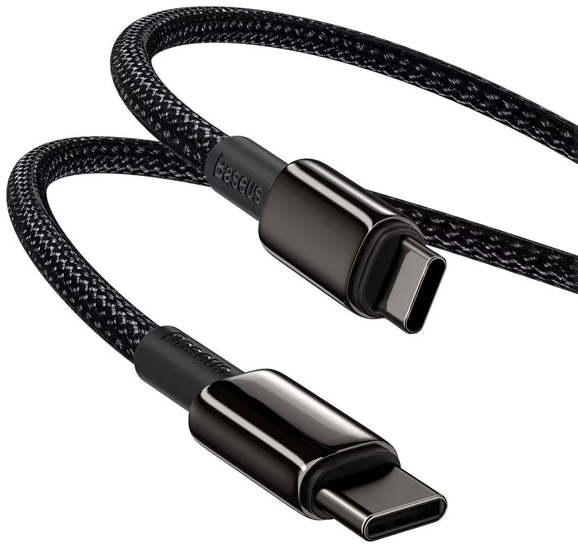 Baseus Premium Gold Fast 100 Watt Charging Data Cable Type-C to C