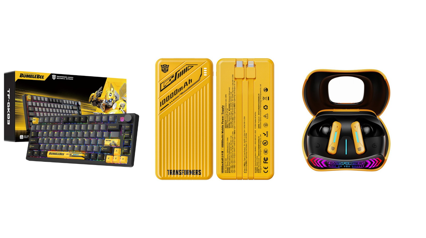 Transformers Mechanical Keyboard RGB Bumblebee Autobot (81 Keys Layout) PLUS Bundle Options