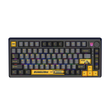 Transformers Mechanical Keyboard RGB Bumblebee Autobot (81 Keys Layout) PLUS Bundle Options