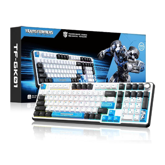 Transformers Mechanical Keyboard GKO1+ RGB Mirage Autobot (101 Keys Layout) PLUS Bundle Options