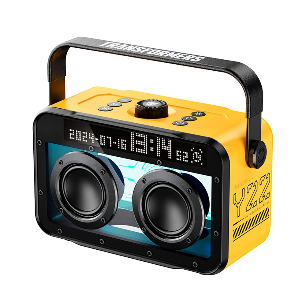 Transformers Portable Karaoke Party Speaker with Dual Wireless Microphones (Bumblebee TF-Y22)